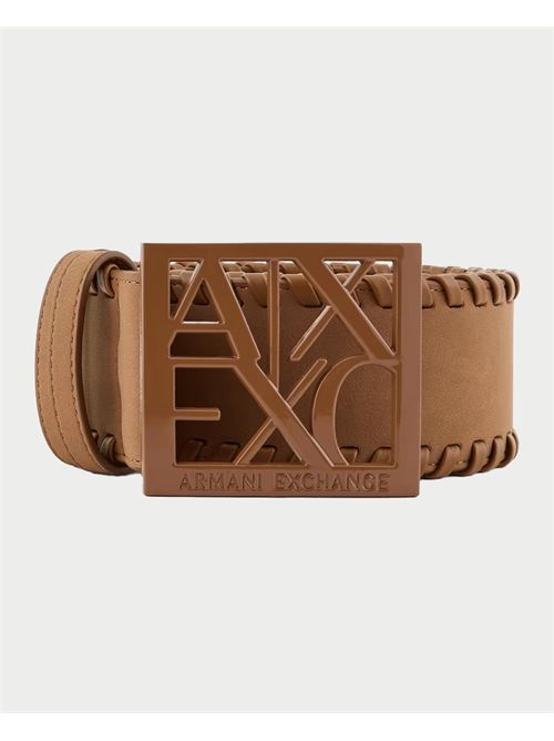 AX women's belt with large logo buckle ARMANI EXCHANGE | XW000963-AF12574U6305